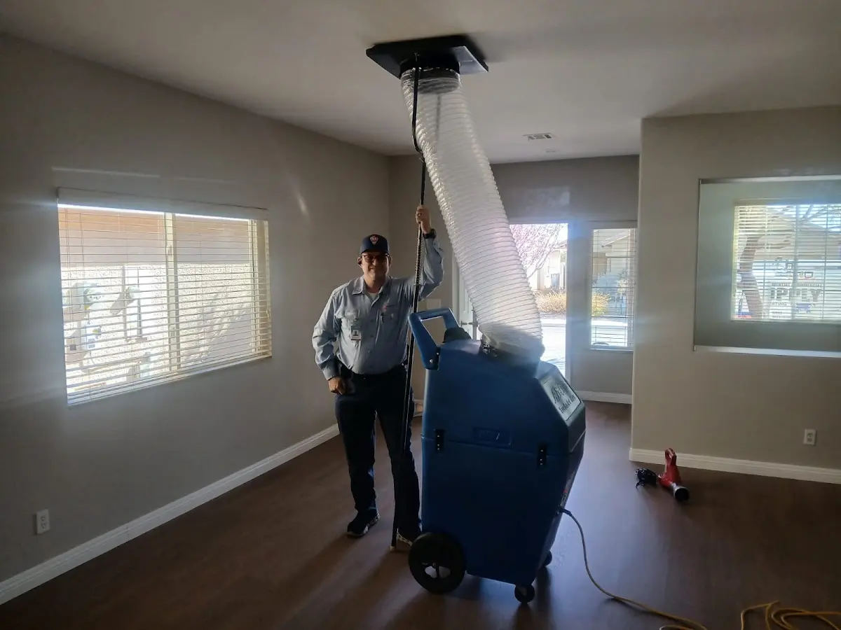 Professional Dryer Vent Cleaning work inside a Salem home